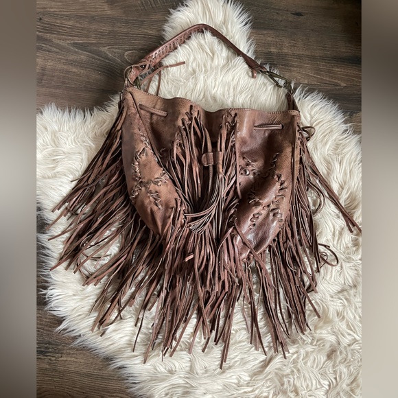 All Saints Bonita Fringe Bag - Picture 2 of 11